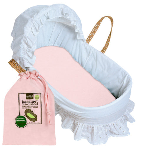 Organic Bassinet Sheet by Kushies at $29.99! Shop now at Nestled by Snuggle Bugz for Nursery & Décor.
