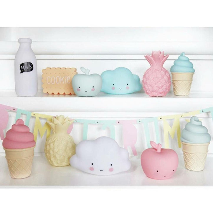 Mini Cloud Light - White by A Little Lovely Company at $24.99! Shop now at Nestled by Snuggle Bugz for Nursery & Décor.