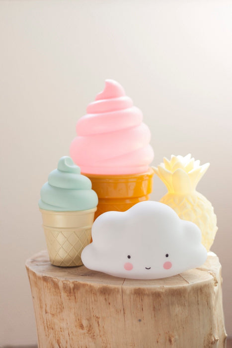 Mini Cloud Light - White by A Little Lovely Company at $24.99! Shop now at Nestled by Snuggle Bugz for Nursery & Décor.