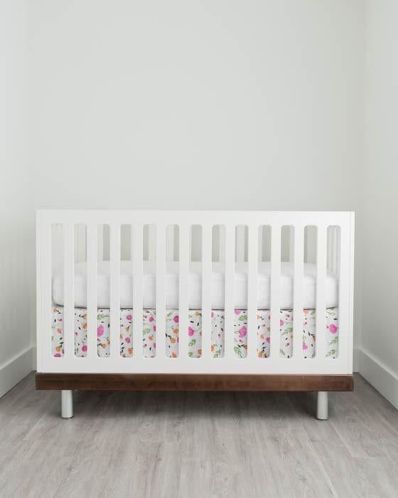 Cotton Muslin Crib Skirt by Little Unicorn at $31.88! Shop now at Nestled by Snuggle Bugz for Nursery & Décor.