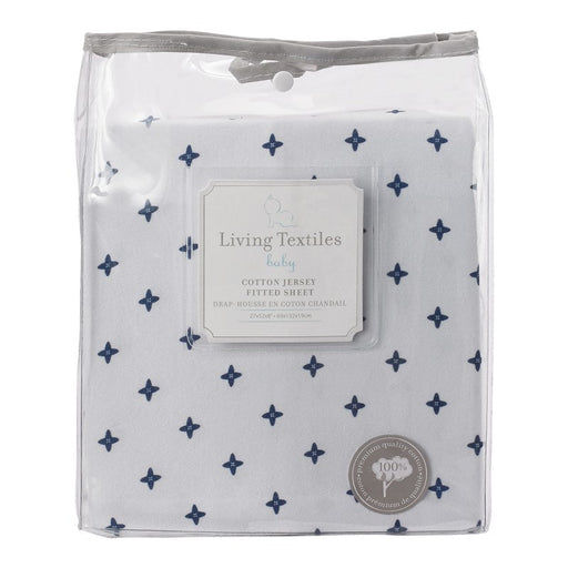 Jersey Fitted Sheet Starry Night by Living Textiles at $19.88! Shop now at Nestled by Snuggle Bugz for Nursery & Décor.