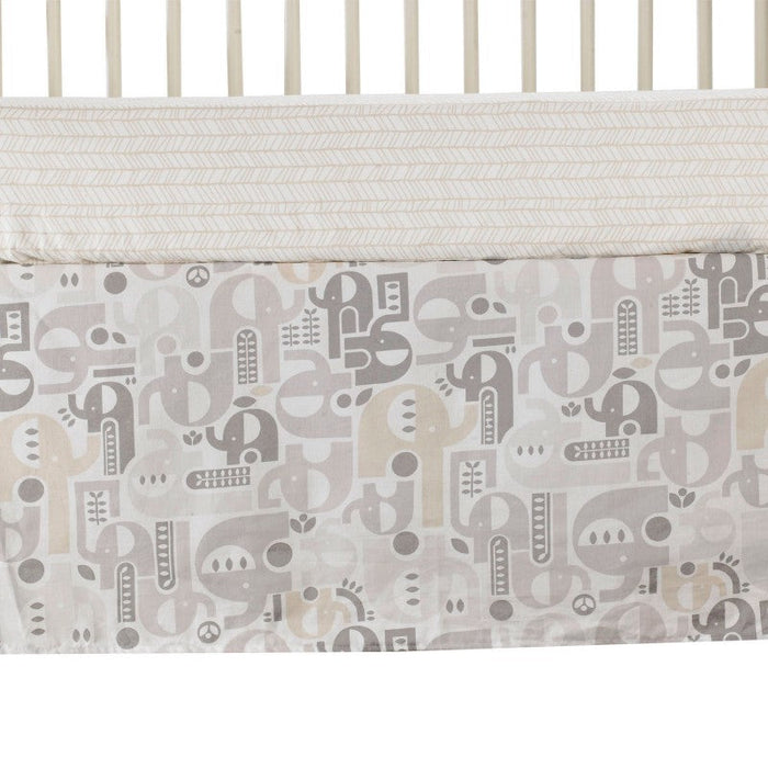 Elephant Print Bed Skirt by Lolli Living at $34.88! Shop now at Nestled by Snuggle Bugz for Nursery & Décor.