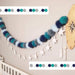 Bunting Pom Pom - Blue by O.B. Designs at $29.99! Shop now at Nestled by Snuggle Bugz for Nursery & Décor.