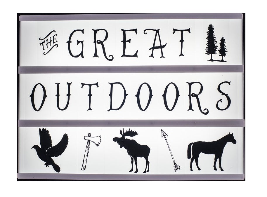 Wilderness Pack (Original) by My Cinema Lightbox at $8.88! Shop now at Nestled by Snuggle Bugz for Nursery & Décor.