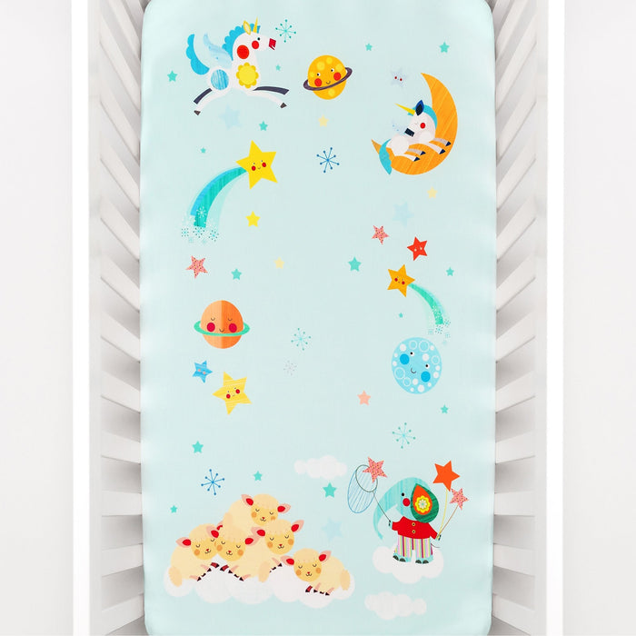 Rookie Humans Crib Sheet - Lamb's Dream by Rookie Humans at $37.99! Shop now at Nestled by Snuggle Bugz for Nursery & Décor.
