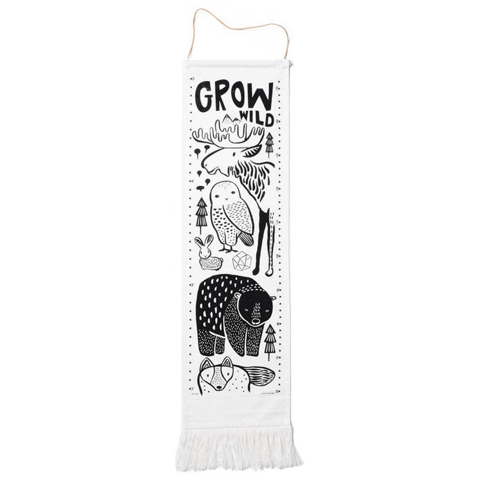 Canvas Growth Chart by Wee Gallery at $56.99! Shop now at Nestled by Snuggle Bugz for Nursery & Décor.