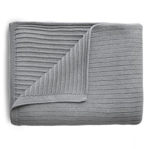 Knitted Ribbed Baby Blanket by Mushie at $60.99! Shop now at Nestled by Snuggle Bugz for Nursery & Décor.