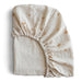 Mini Muslin Crib Sheet by Mushie at $23.99! Shop now at Nestled by Snuggle Bugz for Nursery & Décor.