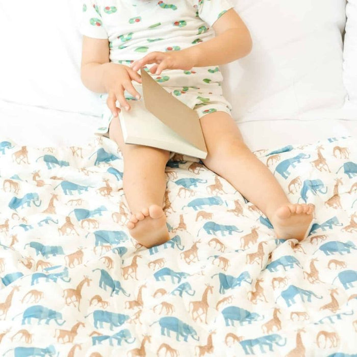 Quilted Bamboo Cozy Blanket by Nest Designs at $127.99! Shop now at Nestled by Snuggle Bugz for Nursery & Décor.