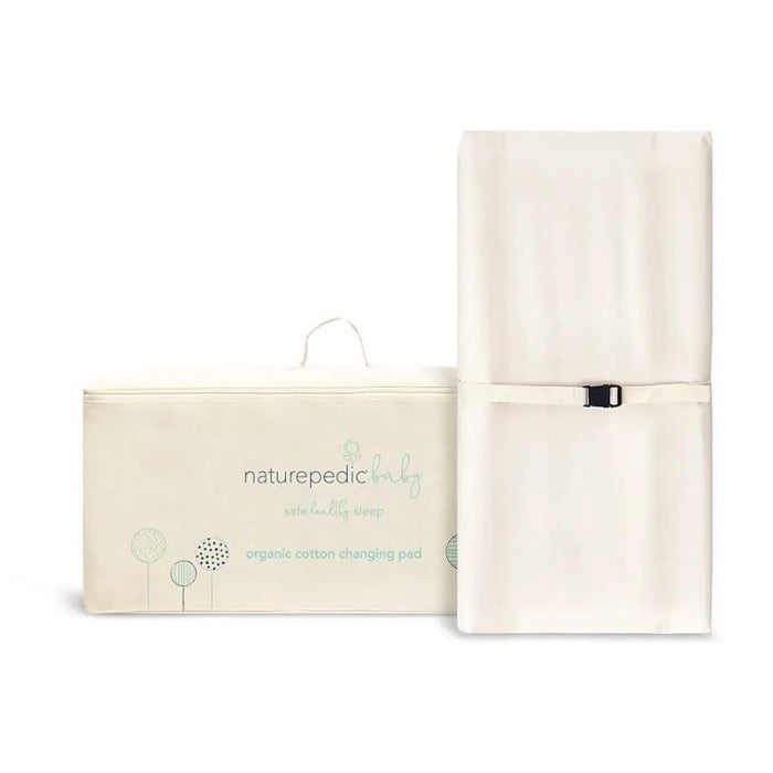 Organic Contoured Change Pad by Naturepedic at $178.99! Shop now at Nestled by Snuggle Bugz for Nursery & Décor.