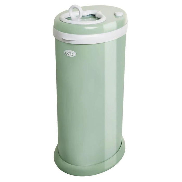 Steel Diaper Pail by Ubbi at $126.99! Shop now at Nestled by Snuggle Bugz for Diapering.