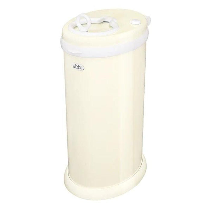 Steel Diaper Pail by Ubbi at $101.59! Shop now at Nestled by Snuggle Bugz for Diapering.