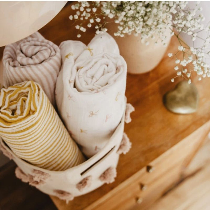 Organic Swaddle by Pehr Designs at $25.59! Shop now at Nestled by Snuggle Bugz for Nursery & Decor.