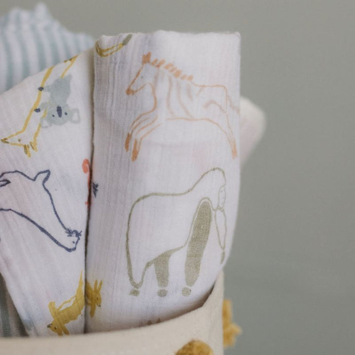 Organic Swaddle by Pehr Designs at $25.59! Shop now at Nestled by Snuggle Bugz for Nursery & Decor.