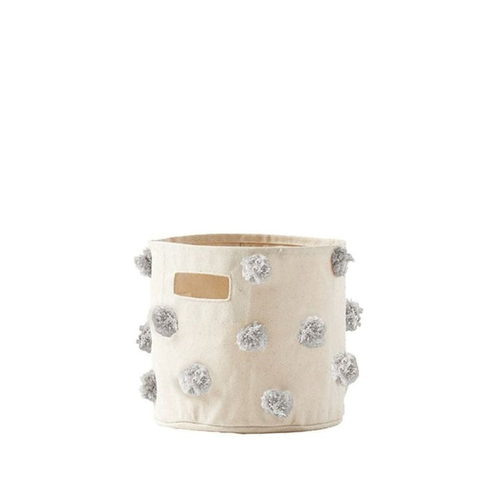 Pom Pom Basket - Mini by Pehr Designs at $29.99! Shop now at Nestled by Snuggle Bugz for Nursery & Décor.