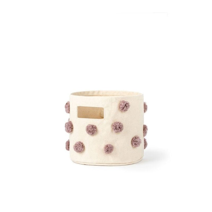 Pom Pom Basket - Mini by Pehr Designs at $29.99! Shop now at Nestled by Snuggle Bugz for Nursery & Décor.