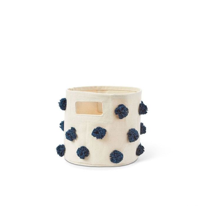 Pom Pom Basket - Mini by Pehr Designs at $29.99! Shop now at Nestled by Snuggle Bugz for Nursery & Décor.