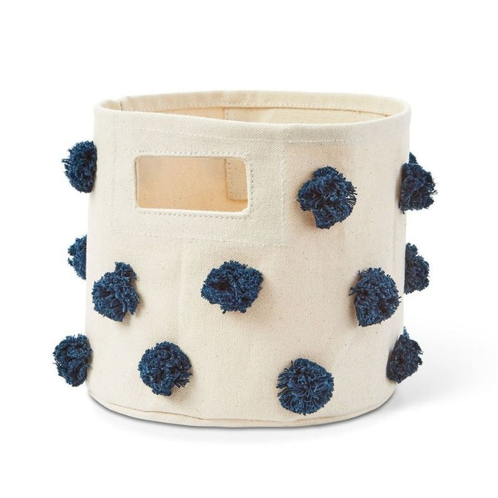 Pom Pom Basket - Mini by Pehr Designs at $29.99! Shop now at Nestled by Snuggle Bugz for Nursery & Décor.