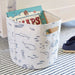 Printed Storage Bin by Pehr Designs at $47.99! Shop now at Nestled by Snuggle Bugz for Nursery & Décor.