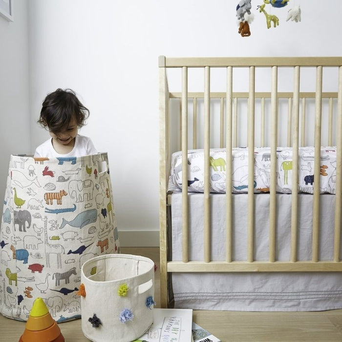 Printed Hamper by Pehr Designs at $87.99! Shop now at Nestled by Snuggle Bugz for Nursery & Décor.