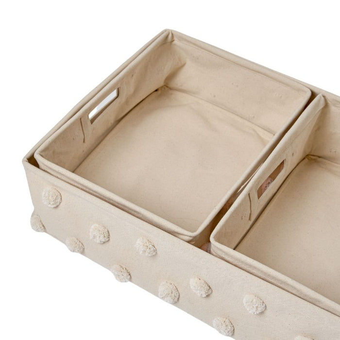 Pom Pom Basket - Hideaway by Pehr Designs at $45.99! Shop now at Nestled by Snuggle Bugz for Nursery & Décor.