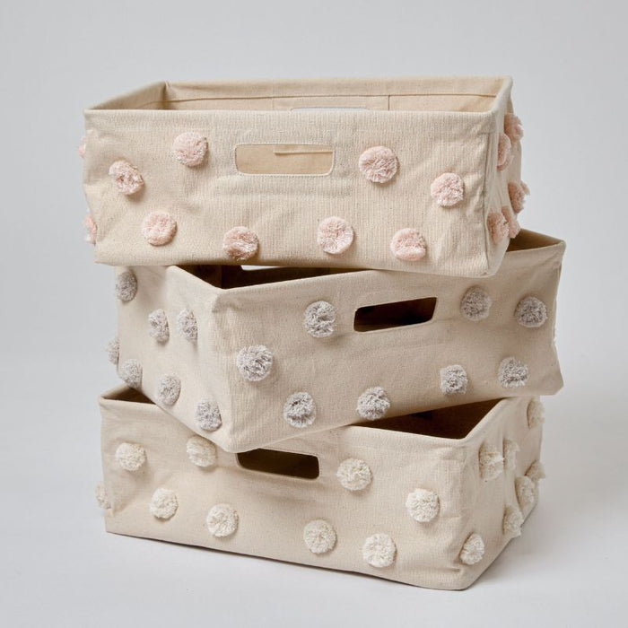 Pom Pom Basket - Hideaway by Pehr Designs at $45.99! Shop now at Nestled by Snuggle Bugz for Nursery & Décor.
