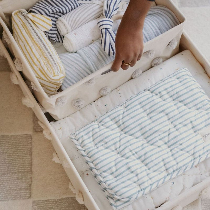 Pom Pom Basket - Hideaway by Pehr Designs at $45.99! Shop now at Nestled by Snuggle Bugz for Nursery & Décor.
