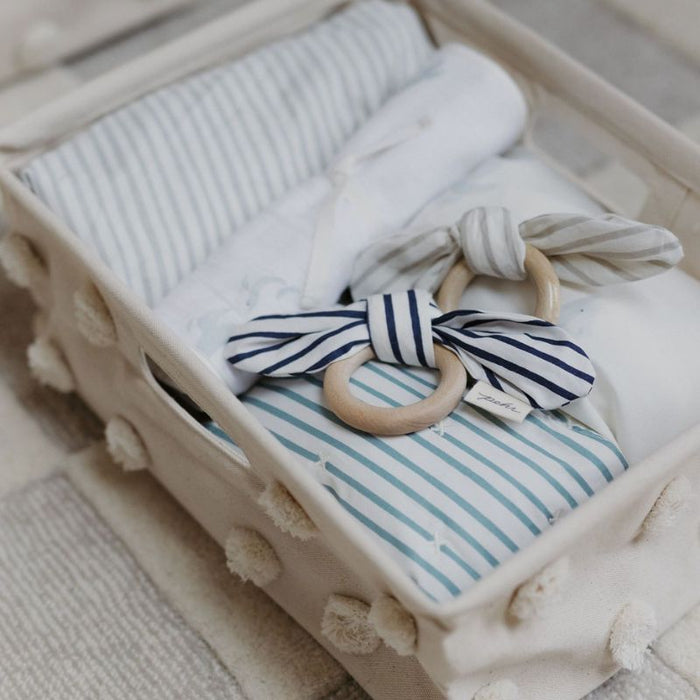 Pom Pom Basket - Hideaway by Pehr Designs at $45.99! Shop now at Nestled by Snuggle Bugz for Nursery & Décor.