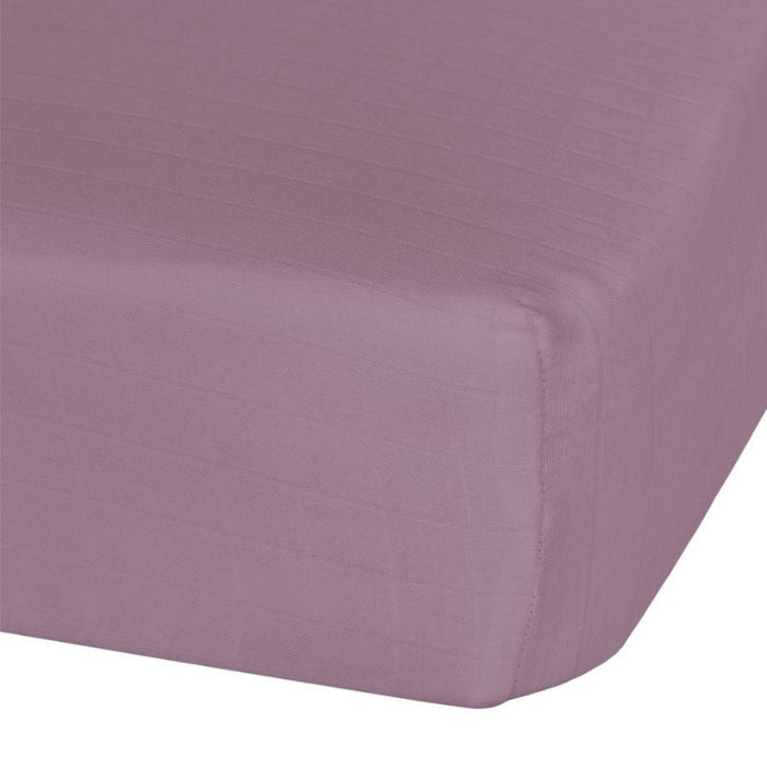 Cotton Muslin Fitted Sheet by Perlimpinpin at $31.99! Shop now at Nestled by Snuggle Bugz for Nursery & Décor.