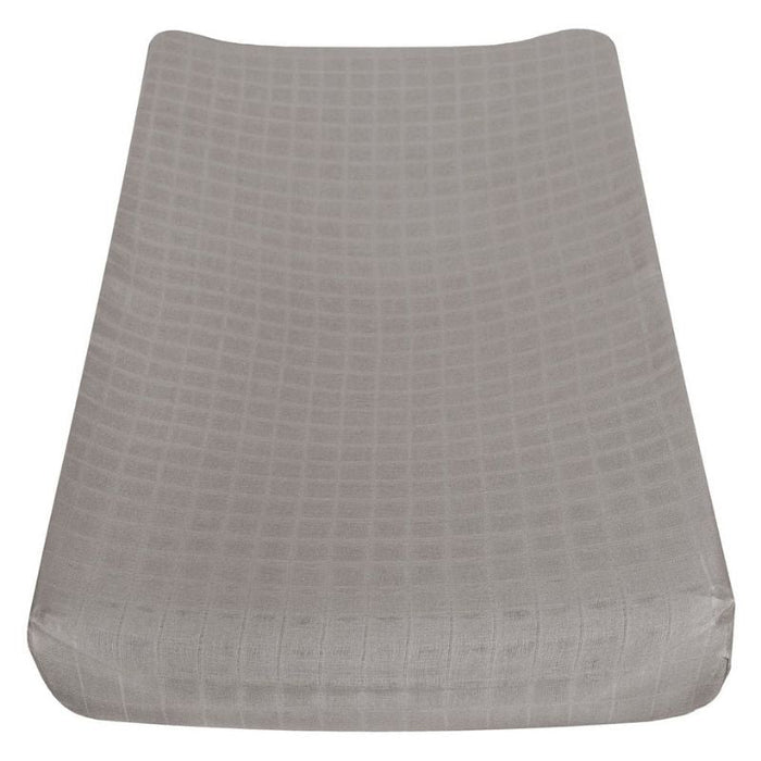 Cotton Muslin Changing Pad Cover by Perlimpinpin at $21.99! Shop now at Nestled by Snuggle Bugz for Nursery & Décor.