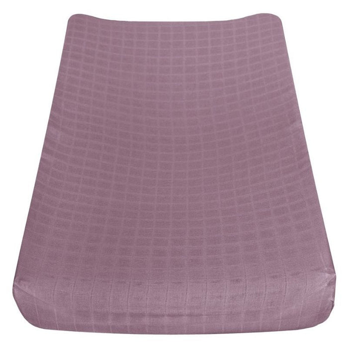 Cotton Muslin Changing Pad Cover by Perlimpinpin at $21.99! Shop now at Nestled by Snuggle Bugz for Nursery & Décor.