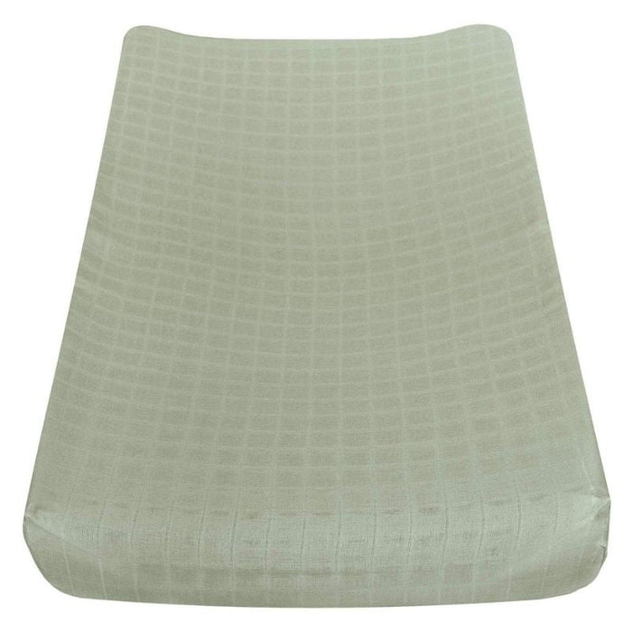 Cotton Muslin Changing Pad Cover by Perlimpinpin at $21.99! Shop now at Nestled by Snuggle Bugz for Nursery & Décor.
