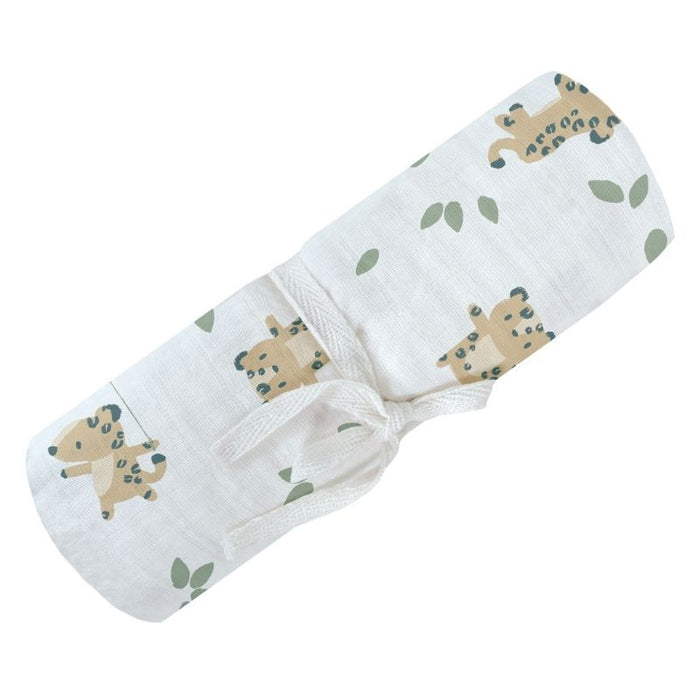 Organic Muslin Swaddle by Perlimpinpin at $10.39! Shop now at Nestled by Snuggle Bugz for Nursery & Decor.