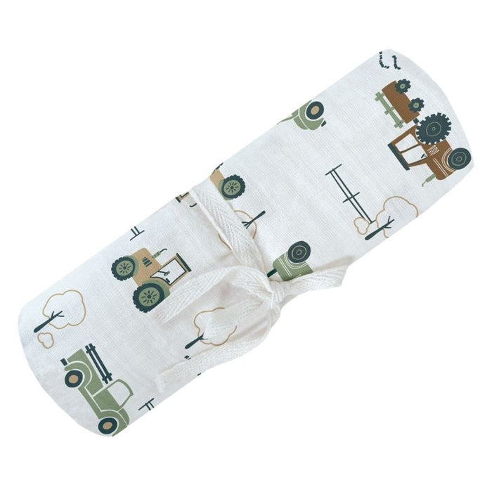 Organic Muslin Swaddle by Perlimpinpin at $10.39! Shop now at Nestled by Snuggle Bugz for Nursery & Decor.