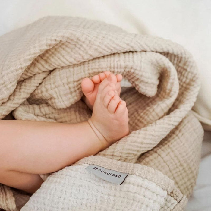 Crinkle Baby Blanket by Pokoloko at $64.99! Shop now at Nestled by Snuggle Bugz for Nursery & Décor.
