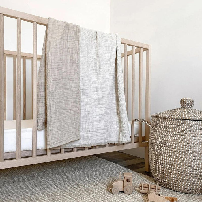 Crinkle Baby Blanket by Pokoloko at $64.99! Shop now at Nestled by Snuggle Bugz for Nursery & Décor.