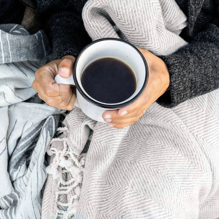 Sophia Lambswool Throw Blanket by Pokoloko at $144.99! Shop now at Nestled by Snuggle Bugz for Nursery & Décor.