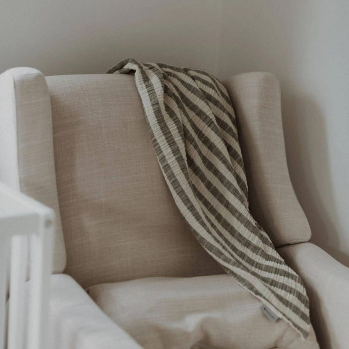 Sailor Muslin Baby Blanket by Pokoloko at $39.99! Shop now at Nestled by Snuggle Bugz for Nursery & Décor.
