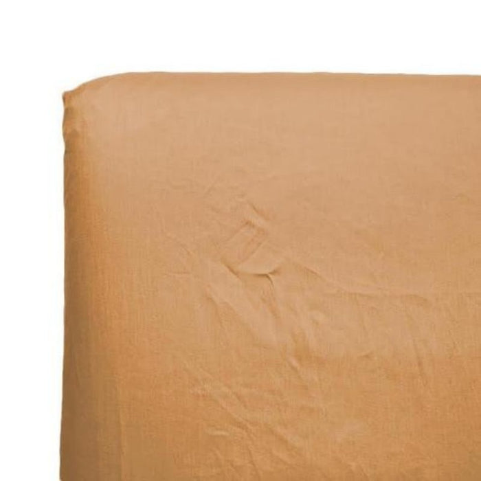 Linen Crib Sheets by Potter & Pehar at $59.99! Shop now at Nestled by Snuggle Bugz for Nursery & Décor.