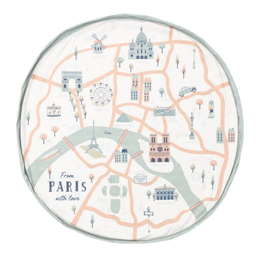 Paris Map Toy Storage Bag by Play & Go at $45.49! Shop now at Nestled by Snuggle Bugz for Nursery & Décor.