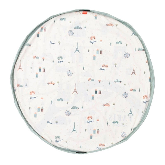 Paris Map Toy Storage Bag by Play & Go at $45.49! Shop now at Nestled by Snuggle Bugz for Nursery & Décor.
