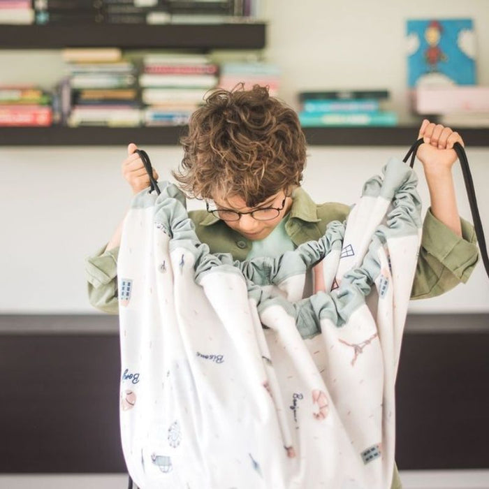 Paris Map Toy Storage Bag by Play & Go at $45.49! Shop now at Nestled by Snuggle Bugz for Nursery & Décor.