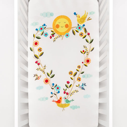 Crib Sheet - Love Blooms (Satin) by Rookie Humans at $41.99! Shop now at Nestled by Snuggle Bugz for Nursery & Décor.