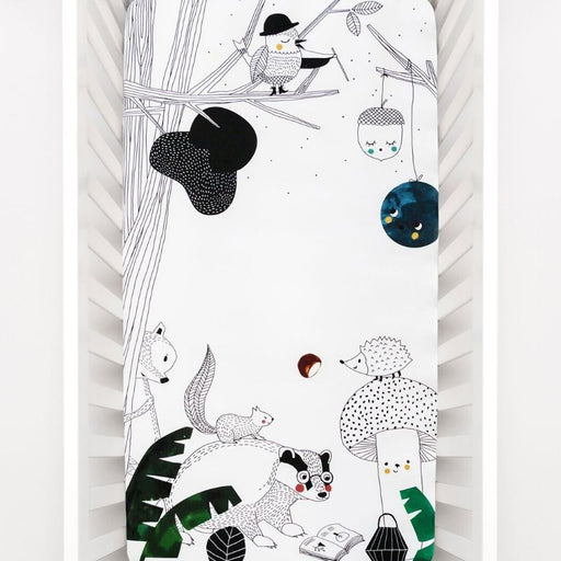 Crib Sheet - Woodland Dream (satin) by Rookie Humans at $41.99! Shop now at Nestled by Snuggle Bugz for Nursery & Décor.