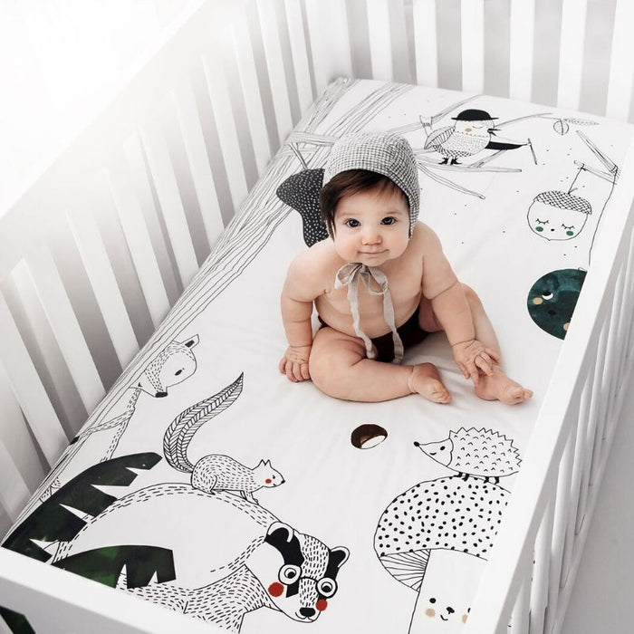 Crib Sheet - Woodland Dream (satin) by Rookie Humans at $41.99! Shop now at Nestled by Snuggle Bugz for Nursery & Décor.
