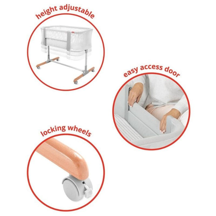 Cozy-Up 2-In-1 Bedside Sleeper & Bassinet by Skip Hop at $294.99! Shop now at Nestled by Snuggle Bugz for Nursery & Décor.