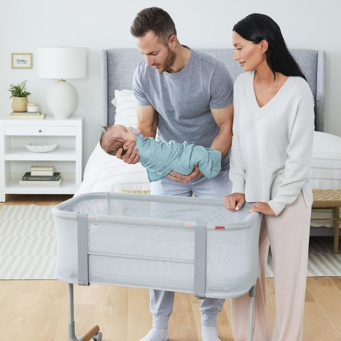 Cozy-Up 2-In-1 Bedside Sleeper & Bassinet by Skip Hop at $294.99! Shop now at Nestled by Snuggle Bugz for Nursery & Décor.