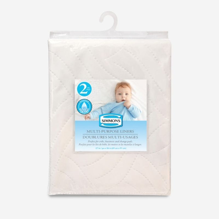 Mattress Protector - 2 pack by Simmons at $36.99! Shop now at Nestled by Snuggle Bugz for Nursery & Décor.
