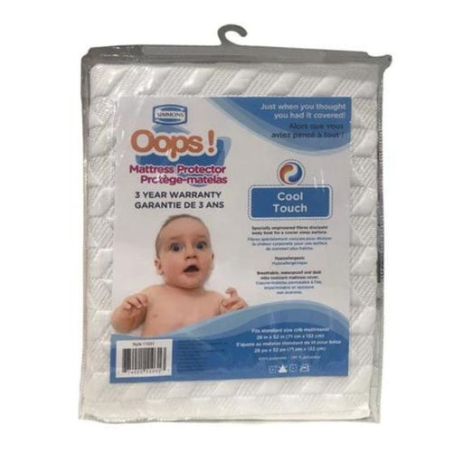 Cooling Crib Mattress Protector by Sealy at $34.99! Shop now at Nestled by Snuggle Bugz for Nursery & Décor.