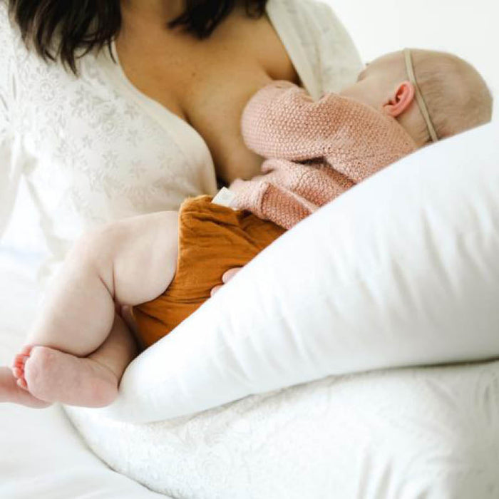 Feeding + Support Pillow by Snuggle Me Organic at $89.99! Shop now at Nestled by Snuggle Bugz for Feeding & Nursing.